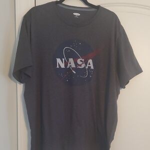 Old Navy Dark Gray NASA Logo T-Shirt